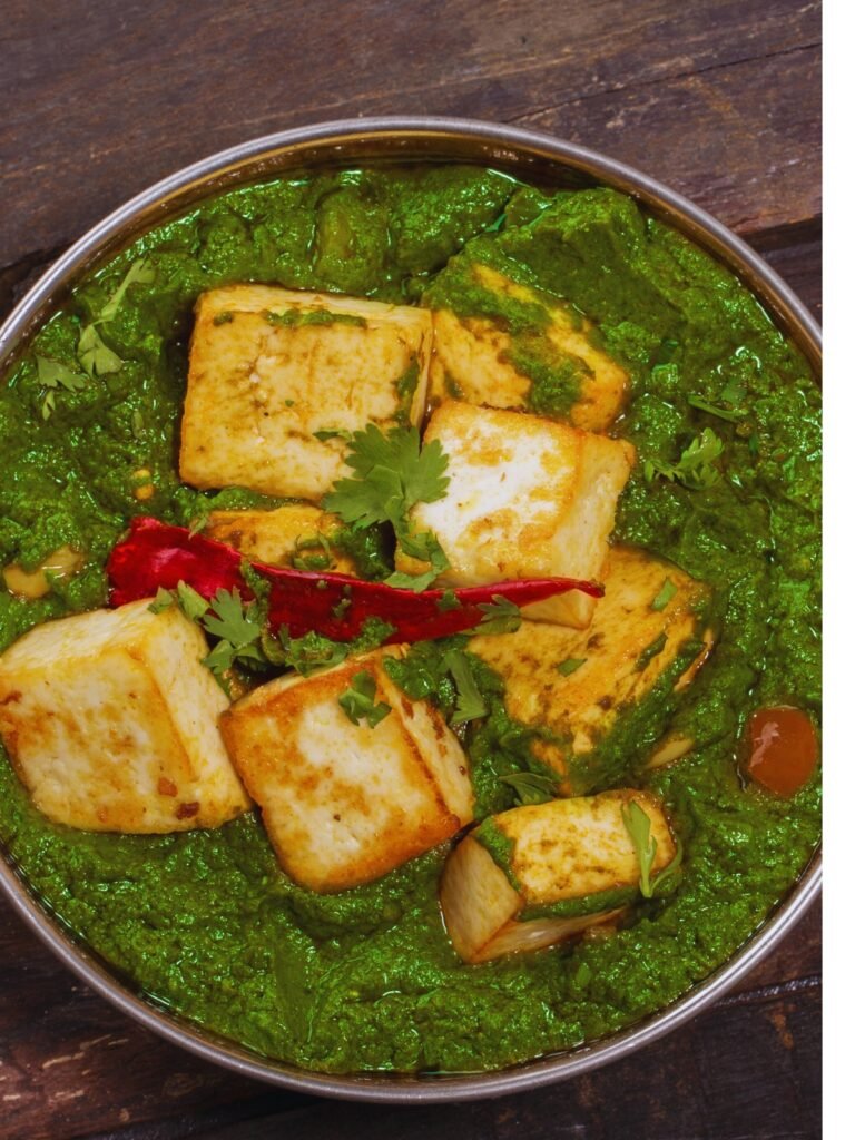 Creamy Spinach & Pan-Seared Paneer Curry