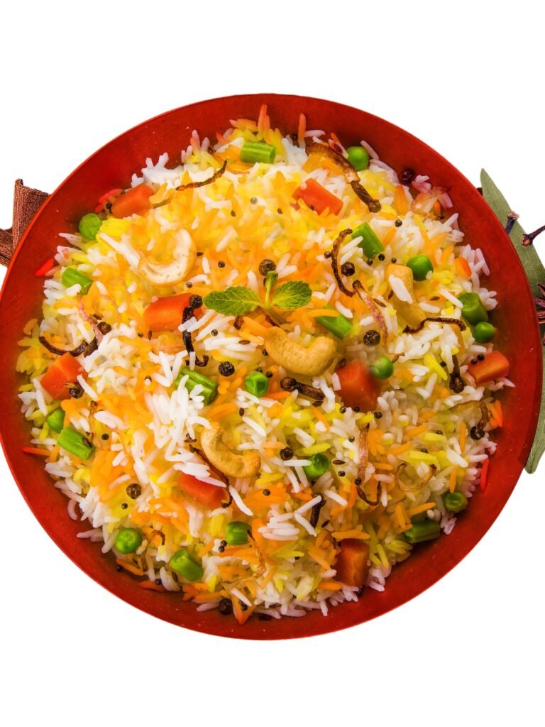 Veggie Biryani: A Rainbow of Flavor in Every Bite!