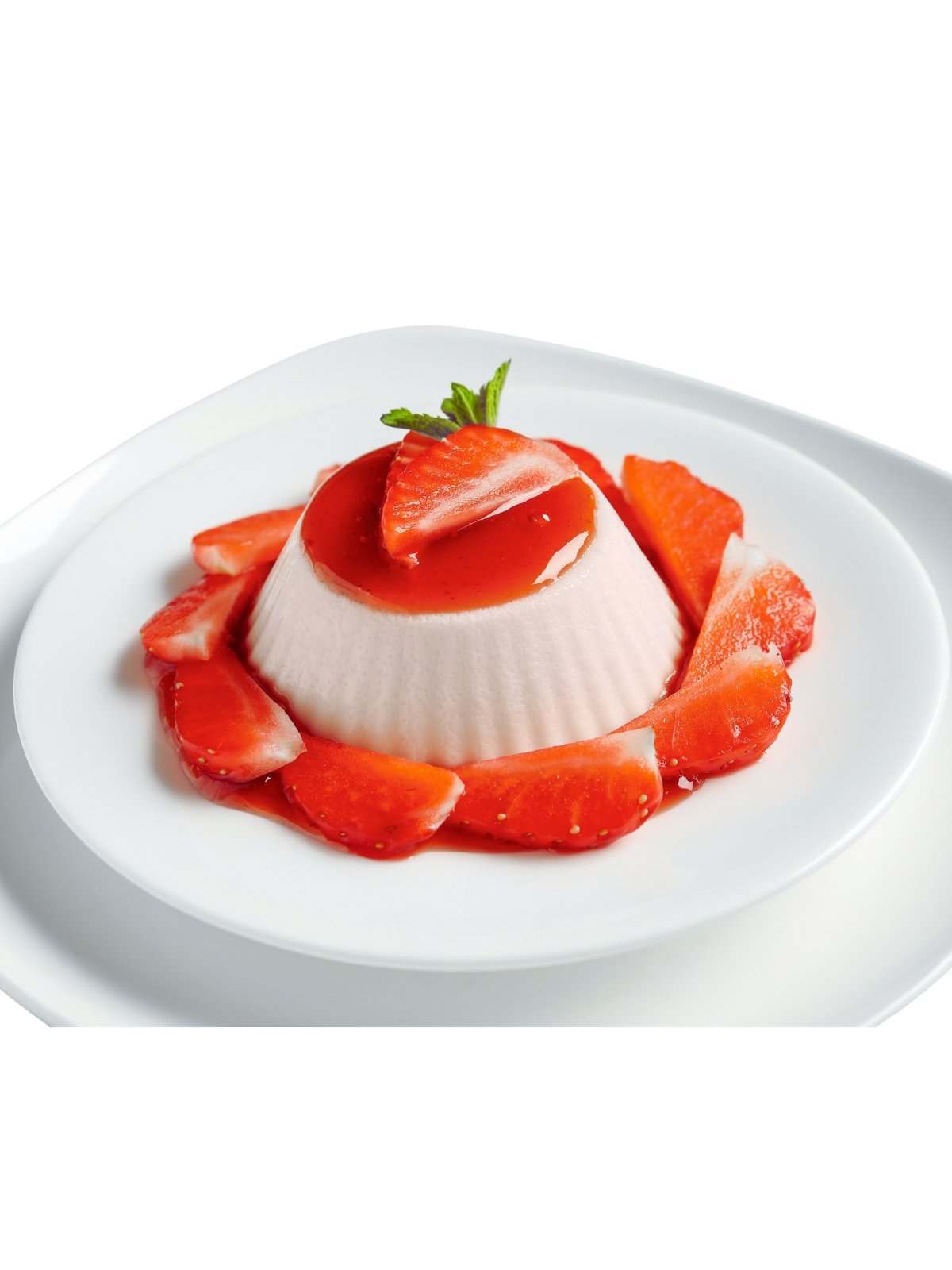 Strawberry Panna Cotta